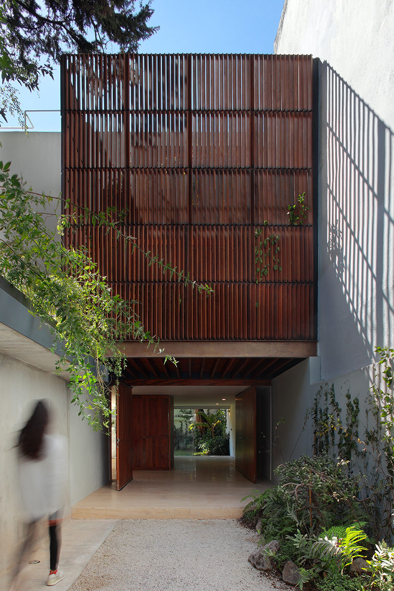 Casa Hortensia: Wood screen