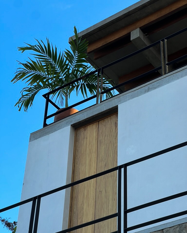 Casa Costa Oaxaqueña: Wood door and cabinet